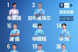 深圳新鹏城客战大连英博海发首发阵容出炉!