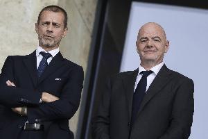 队报:欧足联酝酿FIFA主席竞选B计划,切费林亲信是潜在人选